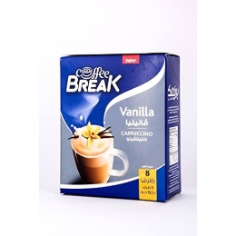 صورة كوفي بريك كابتشينو فانيليا - 30جم - 8 ظرف