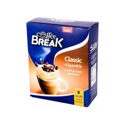 صورة كوفي بريك كابتشينو كلاسيك - 30جم - 8 ظرف 
