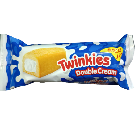 صورة توينكيز كيك دوبل كريم كيك اسفنجي ذهبي محشو بكمية اكثر من الكريمة - 5 جنيه 