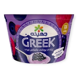 صورة جهينة زبادي يوناني توت - 180 جرام 