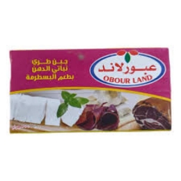 صورة عبور لاند جبن طري نباتي الدهن بطعم البسطرمة-500 جرام 