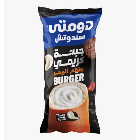 صورة دومتي سندوتش جبنه كريمي بطعم البرجر