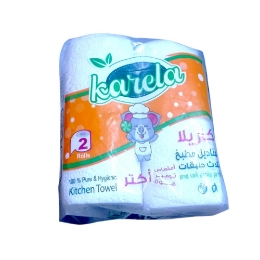 صورة كاريلا رول مناديل مطبخ 2 رول  - 3 طبقات 
