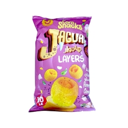 صورة جاجوار لايرز كورن سناكس بطعم جبنه باراميزان وبيستو -10ج  