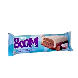 صورة تورتا كيك كاكاو محشو كريمه شيكولاته ومغطي بجوز الهند والمارشميللو والشيكولاته - 10 جنيه