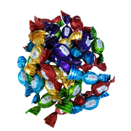 صورة لارش كراميل محشو كريمة ومغطي بالكاكاو -100 جرام 