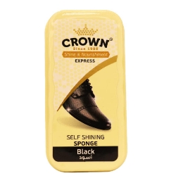 صورة كراون اسفنجة تلميع الاحذية سوداء