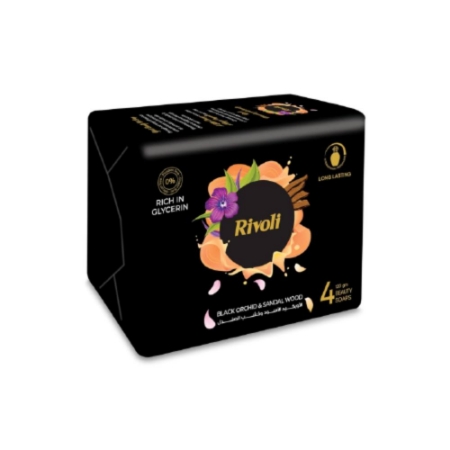 صورة ريفولي صابون الاوركيد الأسود وخشب الصندل- 4 قطع 