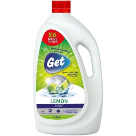صورة جيت سائل غسيل الاطباق برائحة الليمون الاخضر- 4كجم