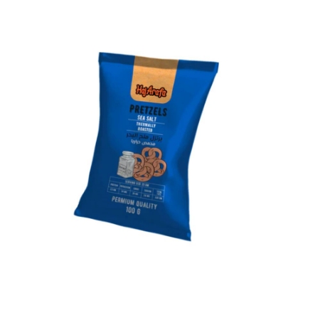 صورة حاج عرفه بريتزلز بنكهة ملح البحر 100جرام   