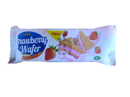 صورة بسكويت ممتاز ويفر بطعم الفراولة