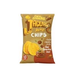 صورة جاجوار شيبس بطعم الاستيك واونيون مكرمل 