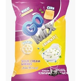 صورة جو ميكس رقائق شيبسي بطعم الكريمه الحامضه والاعشاب - 10 جنيه 