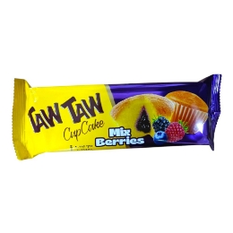 صورة تاو تاو كب كيك محشو مربي بطعم التوت