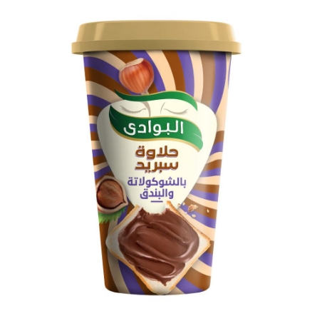صورة البوادي حلاوة سبريد بالشيكولاتة والبندق- 300جرام	