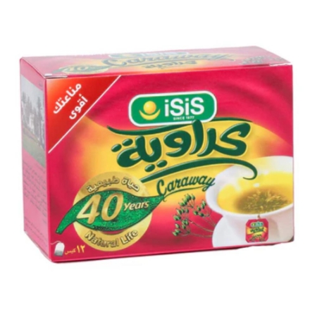 صورة اعشاب كراوية اورجانيك من ايزيس -12باكت