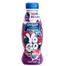 صورة المراعي يو جو مشروب زبادو ميكس توت - 440 مل