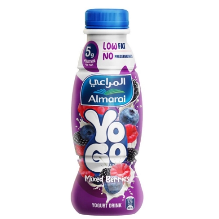 صورة المراعي يو جو مشروب زبادو ميكس توت - 440 مل