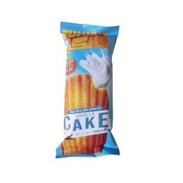 صورة فانكيز كيك اسفنجي ذهبي محشو بالكريمه - 5جنيه 