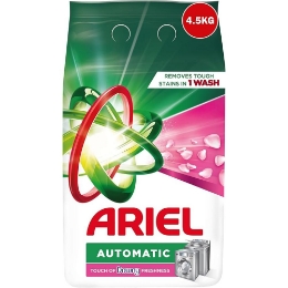 صورة اريال مسحوق تنظيف غسيل للغسالة الاتوماتيك بلمسة انتعاش داوني - 4.5 كجم 