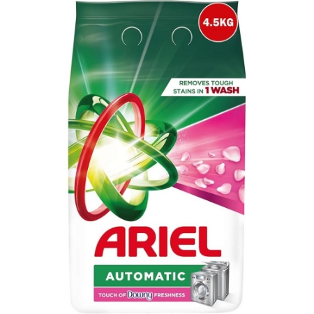 صورة اريال مسحوق تنظيف غسيل للغسالة الاتوماتيك بلمسة انتعاش داوني - 4.5 كجم 