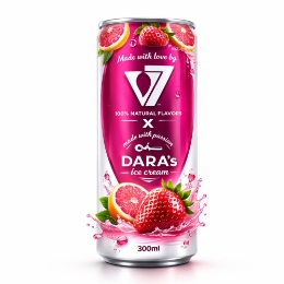 صورة  مشروب غازي بنكهة  البينك ليموناداV7  