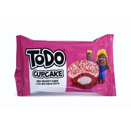 صورة تودو كب كيك شوكولاتة محشو بكريمة الريد فيلفيت