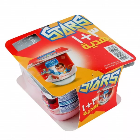 صورة زبادي المراعي فراوله 4 قطع