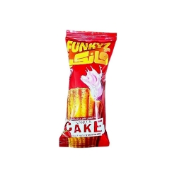 صورة فانكيز كيك فانيليا اسفنجي ذهبي محشو بالفراوله - 5جنيه 