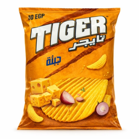 صورة تايجر شيبسي بطعم الجبنة المتبلة - 10 ج