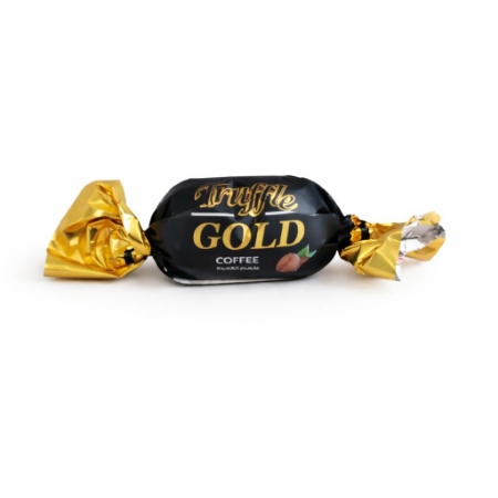 صورة شوكولاته ترافل جولد كاكاو بالحليب محشو كريمه بالقهوه - قطعه 