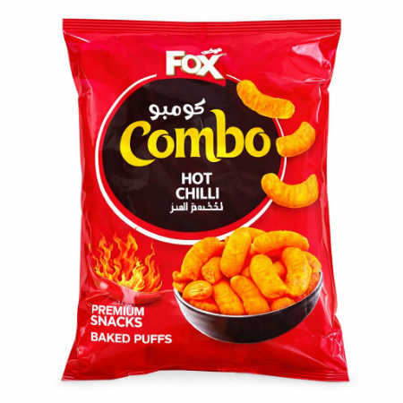 صورة فوكس كومبو مقرمشات ذرة بطعم الفلفل المولع - 10 جنيه