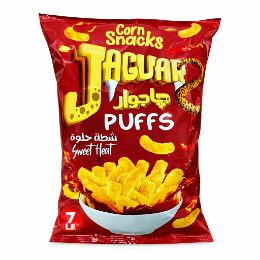صورة جاجوار بافس كورن سناكس بطعم الشطة الحلوة