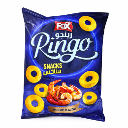 صورة فوكس رينجو سناكس بطعم الجمبري الحار - 79 جرام