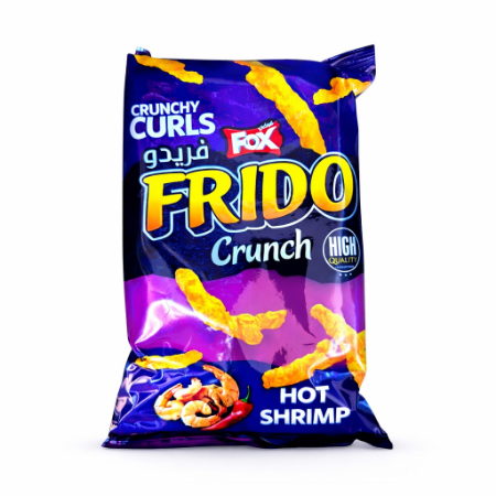 صورة فوكس فريدو سناكس كرانشي بطعم الجمبري الحار - 10 جنيه