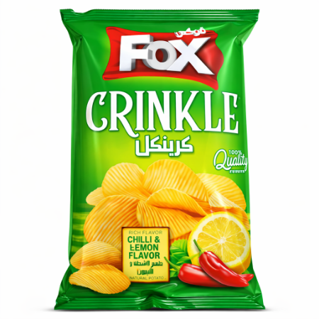 صورة فوكس كرينكل بطعم الشطة والليمون