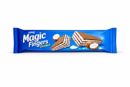 صورة ماجيك فينجرز ويفر كاكاو محشو بكريمة جوز الهند