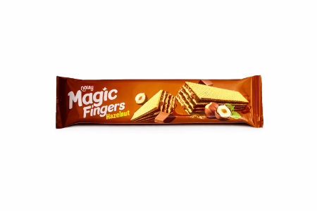 صورة ماجيك فينجرز ويفر كاكاو محشو بكريمة البندق 