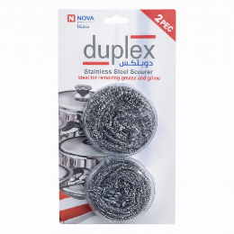 صورة سلك تنظيف المواعين مصنوع من الستانلس ستيل- 2 قطعة