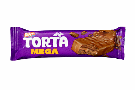 صورة تورتا ميجا كيك اسفنجي محشو بكريمة الشوكلاتة ومغطي بالشيكولاتة - 10 ج