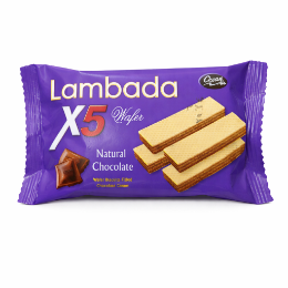 صورة لمبادا 5 اكس بسكويت ويفر محشو بكريمة الكاكاو