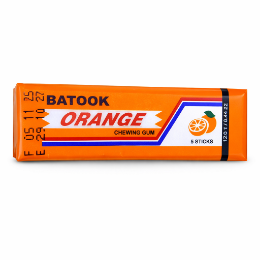 صورة وارد السعودية باطوك لبان بطعم البرتقال -5 شرائح