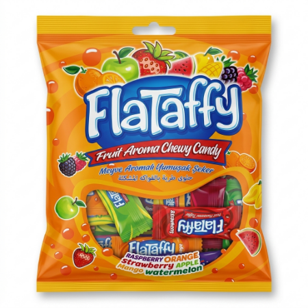 صورة وارد السعودية فلاتافي حلوي طرية تركي بالفواكة المشكلة -250 جرام