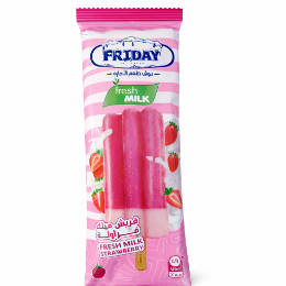 صورة فرايداي ايس كريم استيك فريش ميلك فراولة