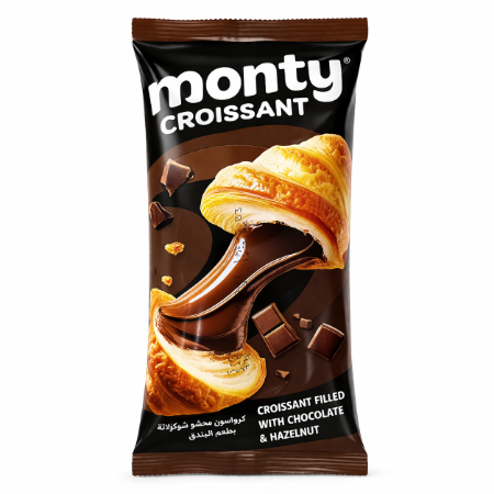 صورة دومتي كرواسون محشو شوكولاتة بطعم البندق