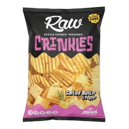 صورة رقائق شيبسي بنكهة الزبدة المملحة والفلفل الحار من رو كرينكلز 