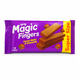 صورة ماجيك فينجرز ويفر كاكاو محشو بكريمة الشوكولاتة - -10ج