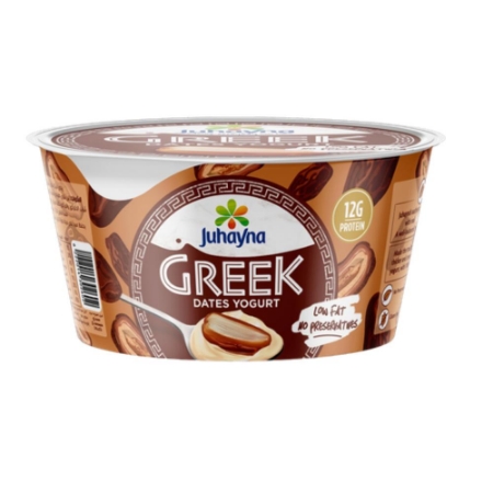 صورة جهينة زبادي يوناني بالتمر - 180 جرام 