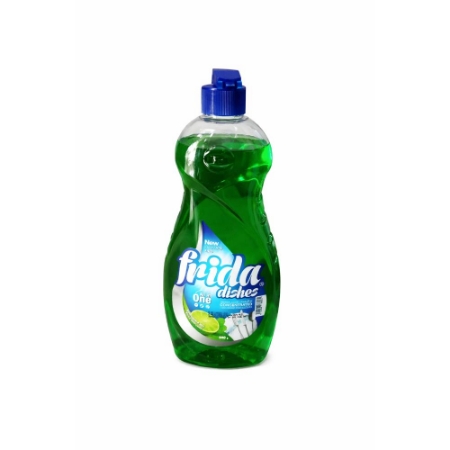صورة فريدا سائل منظف أطباق مركز بقوة الليمون الأخضر والنعناع - 600 جم 