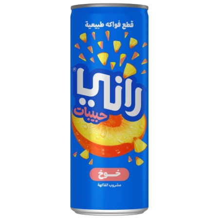 صورة راني مشروب الخوخ مع قطع الفواكه الطبيعيه- 230 مل